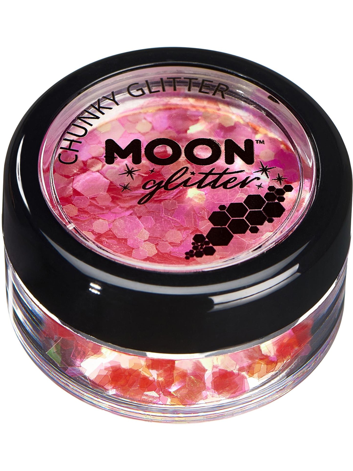 Smiffys Moon Glitter Iridescent Chunky Glitter Cherry, 3 g