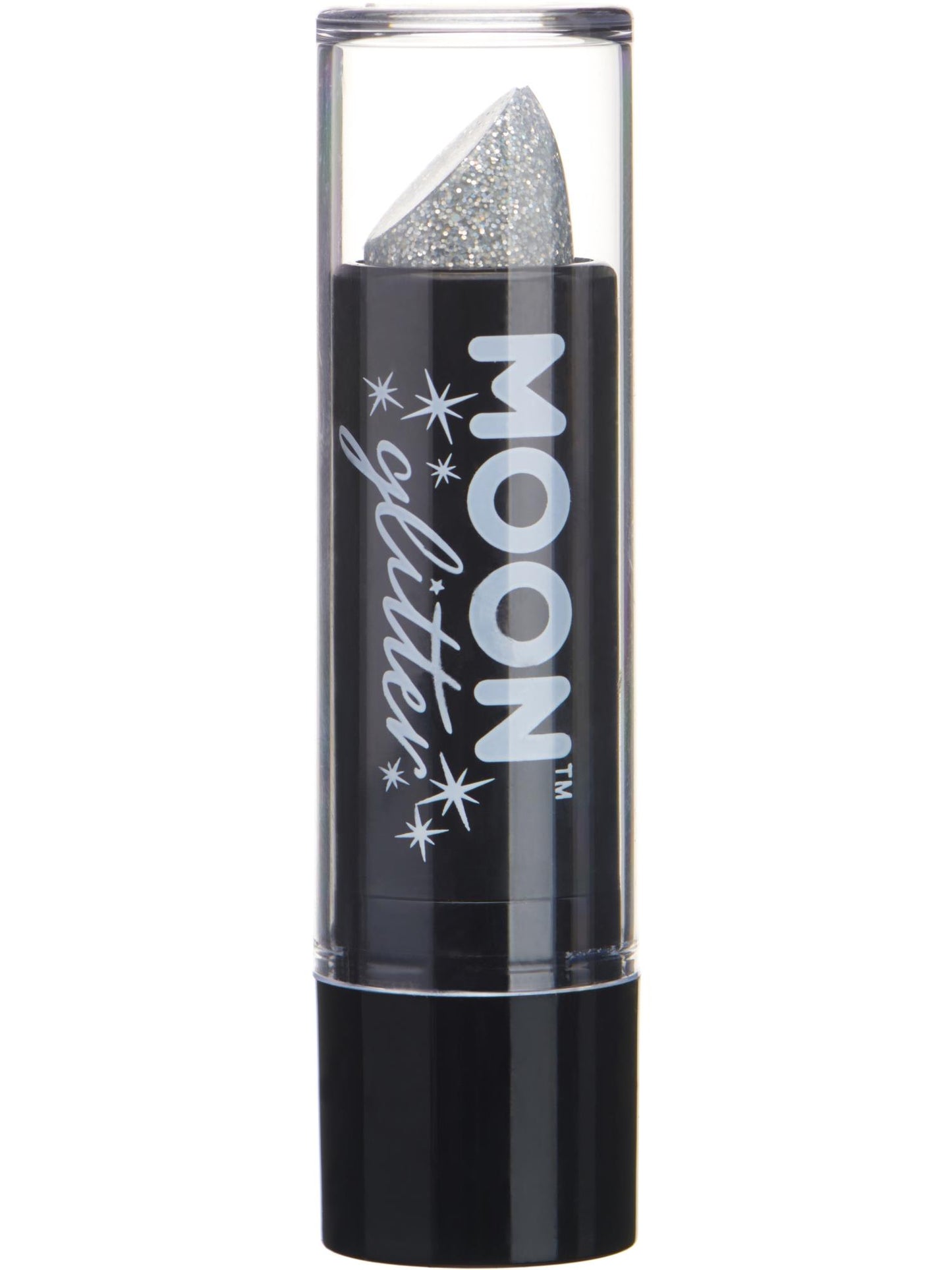 Smiffys Moon Glitter Holographic Glitter Lipstick, Silver CD für Unisex