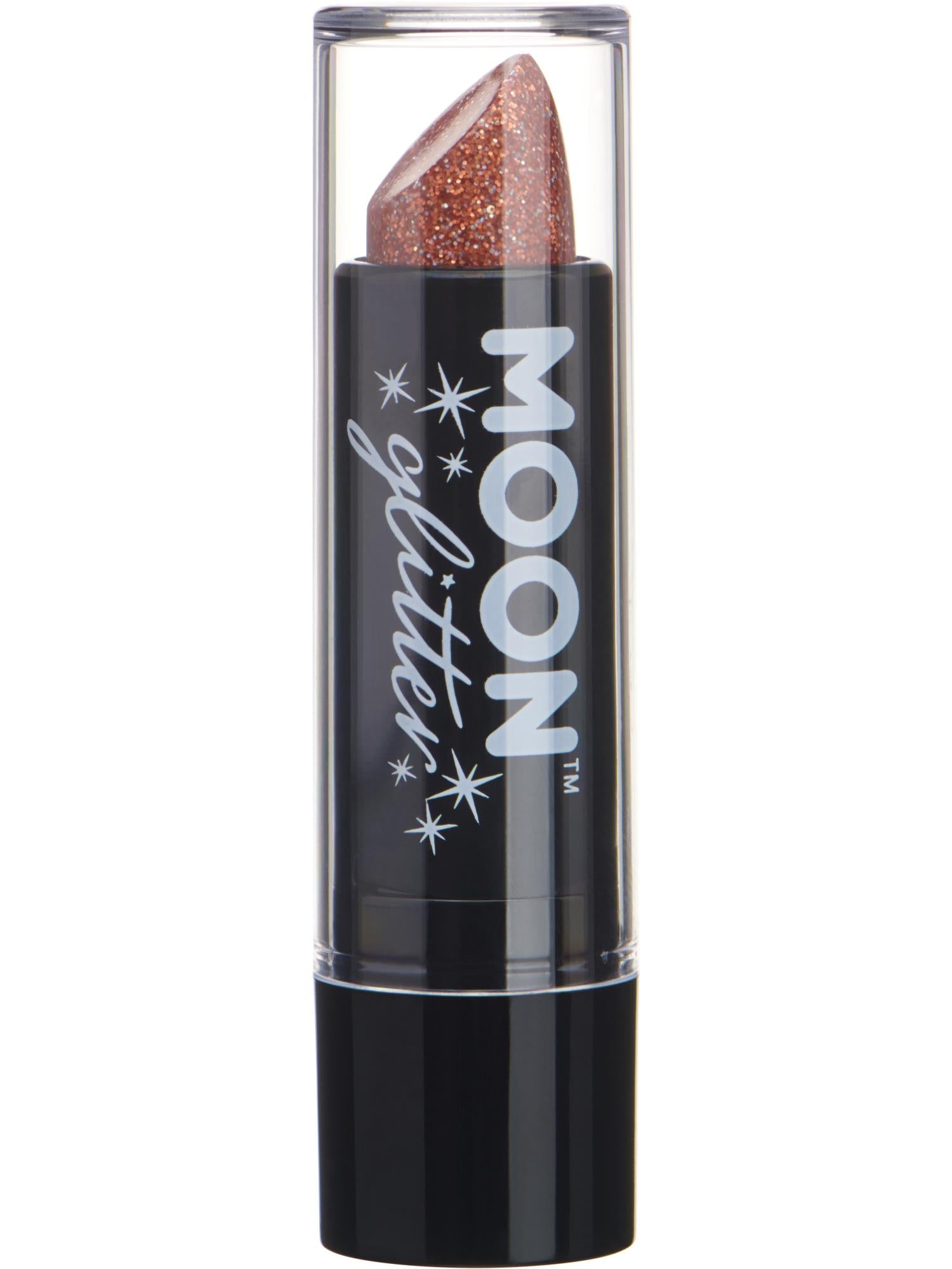 Smiffys Moon Glitter holografischer Glitter-Lippenstift Rose Gold 4,2 g