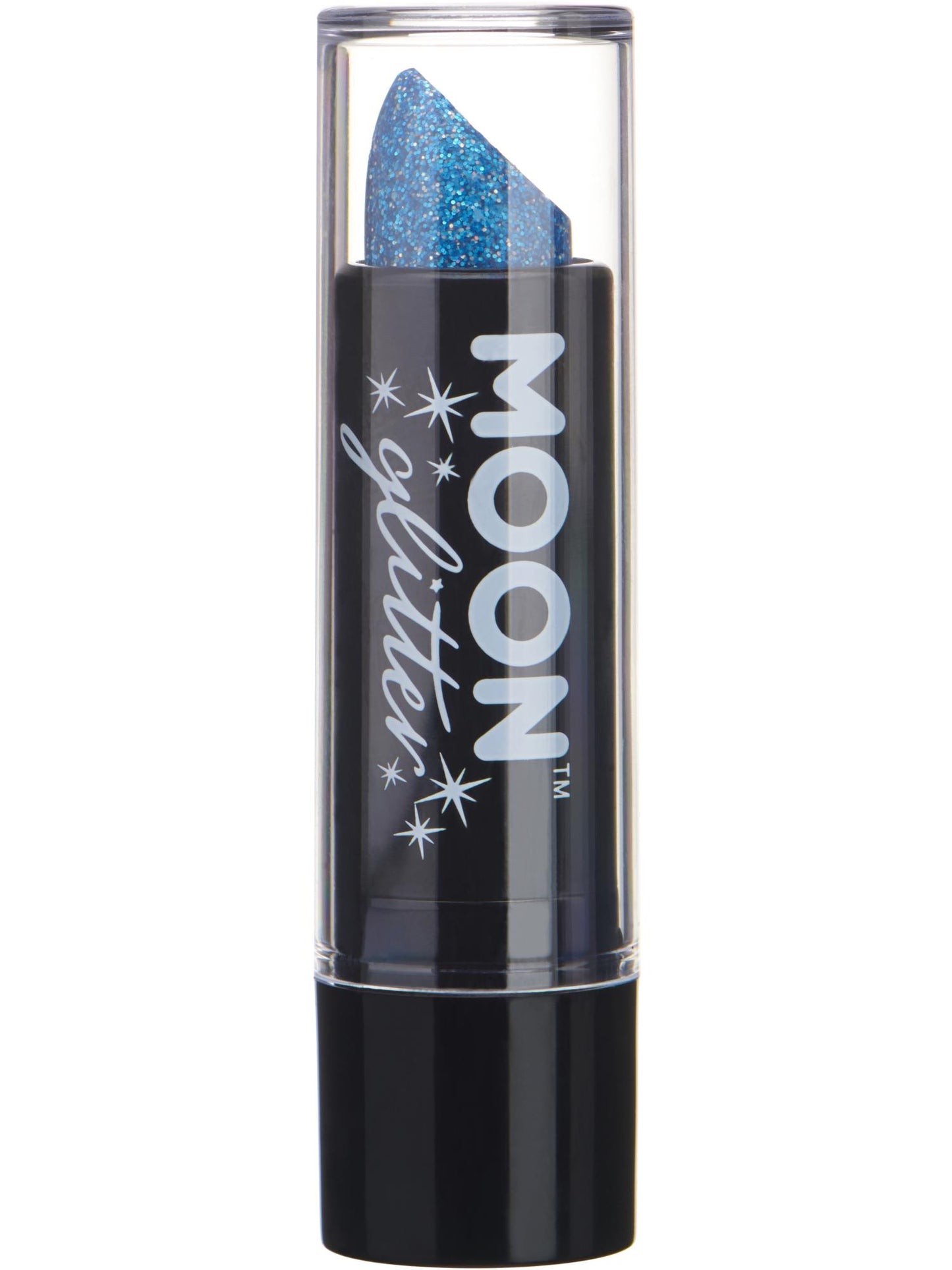 Smiffys Moon Glitter Holographic Glitter Lipstick, Blue CD für Unisex