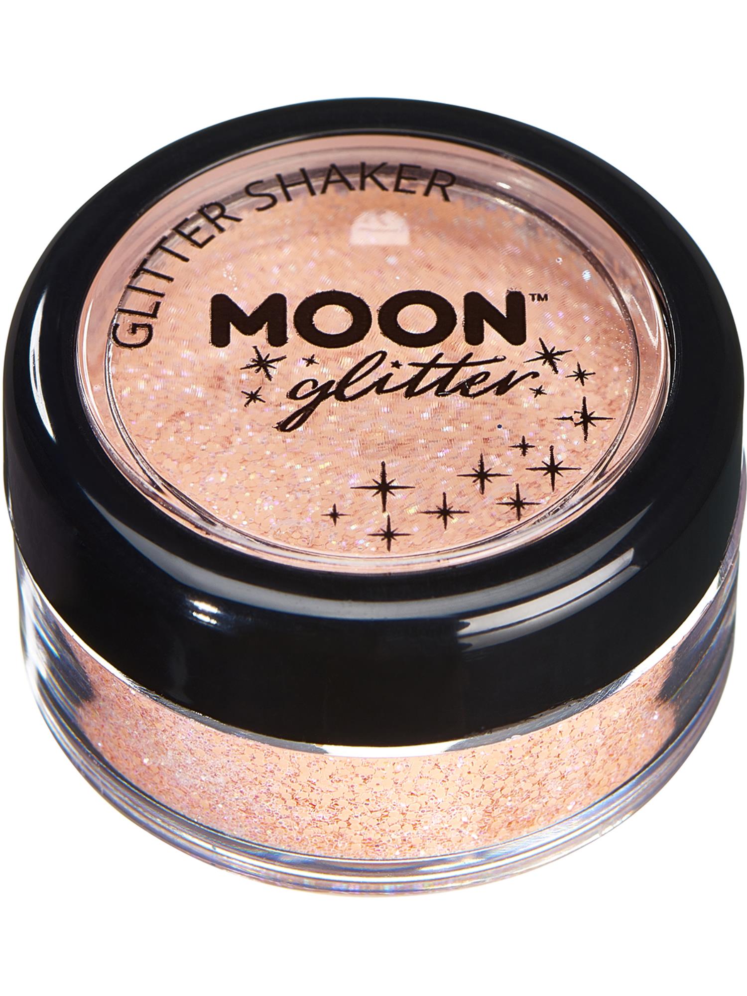 Smiffys Moon Glitter Pastel Glitter Shakers Peach Glitter 5 g