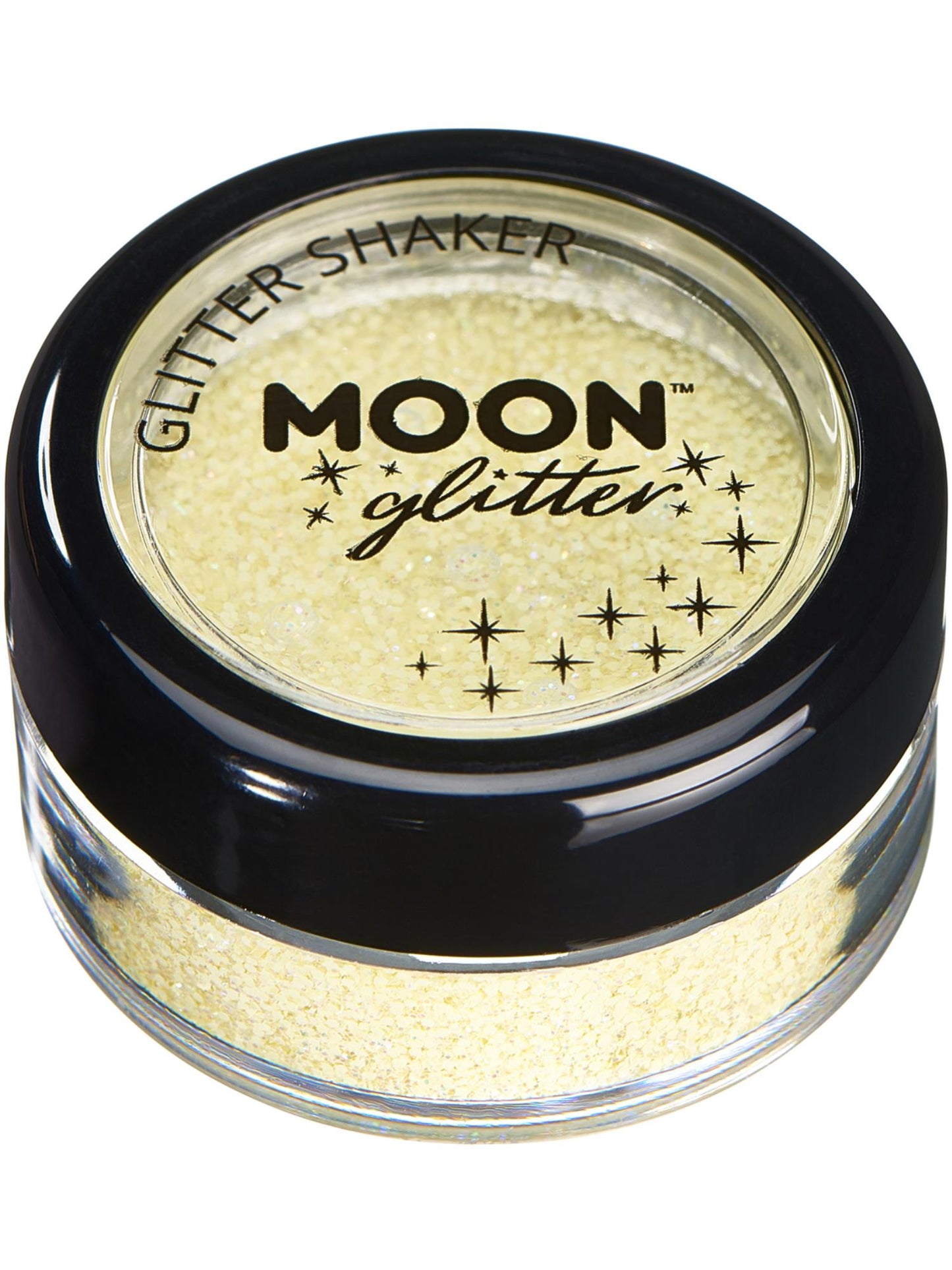 Smiffys Moon Glitter Pastel Glitter Shakers, Lemon CD für Unisex