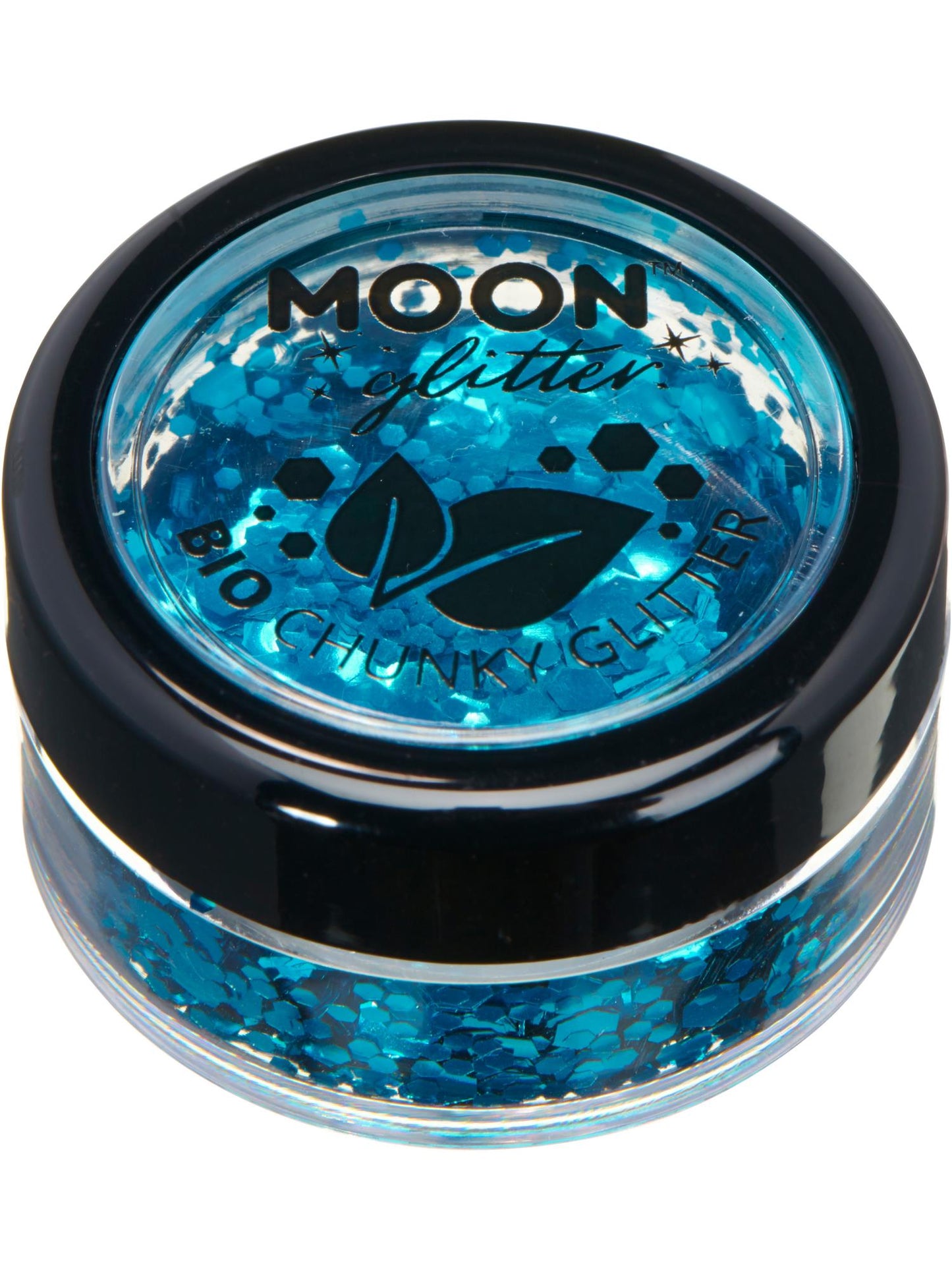 Smiffys Moon Glitter Bio Chunky Glitter, Blue CD für Unisex