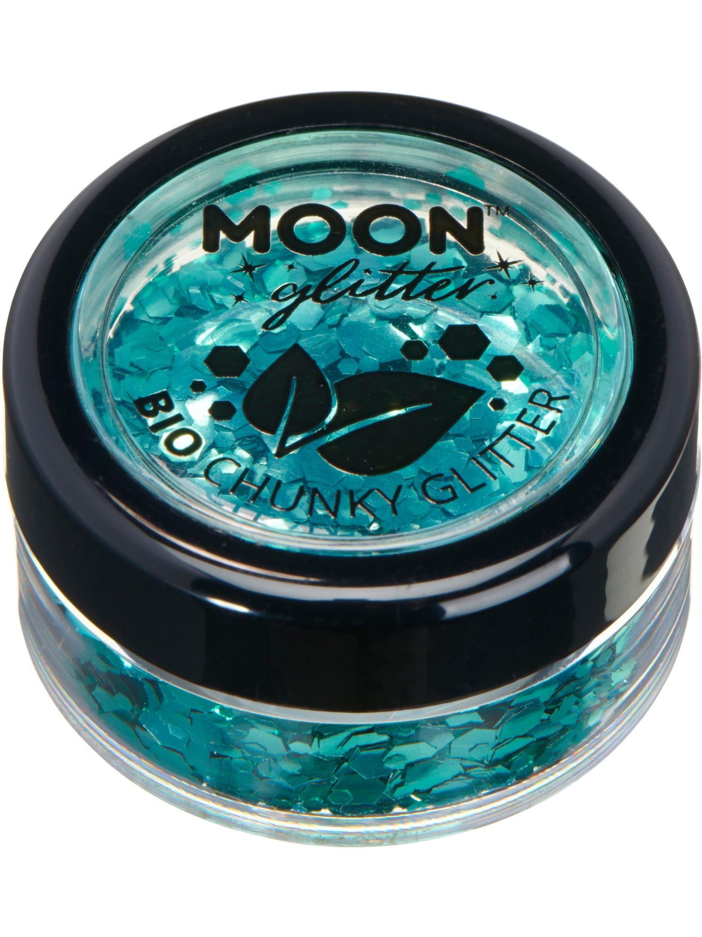 Smiffys Moon Glitter Bio Chunky Glitter Turquoise 3 g