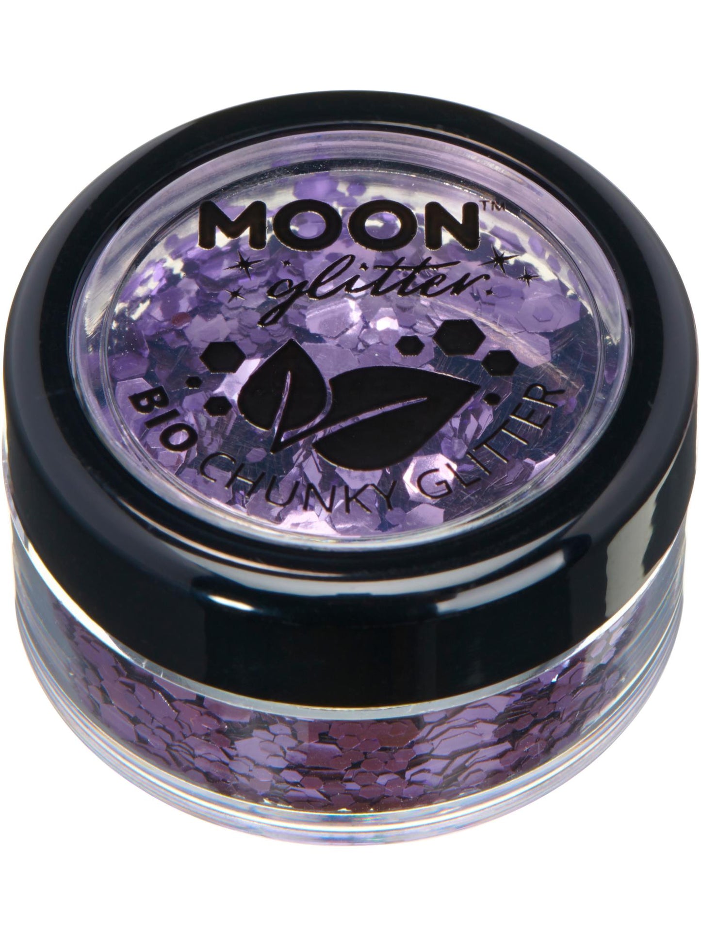 Smiffys Moon Glitter Bio Chunky Glitter, Lavender CD für Unisex