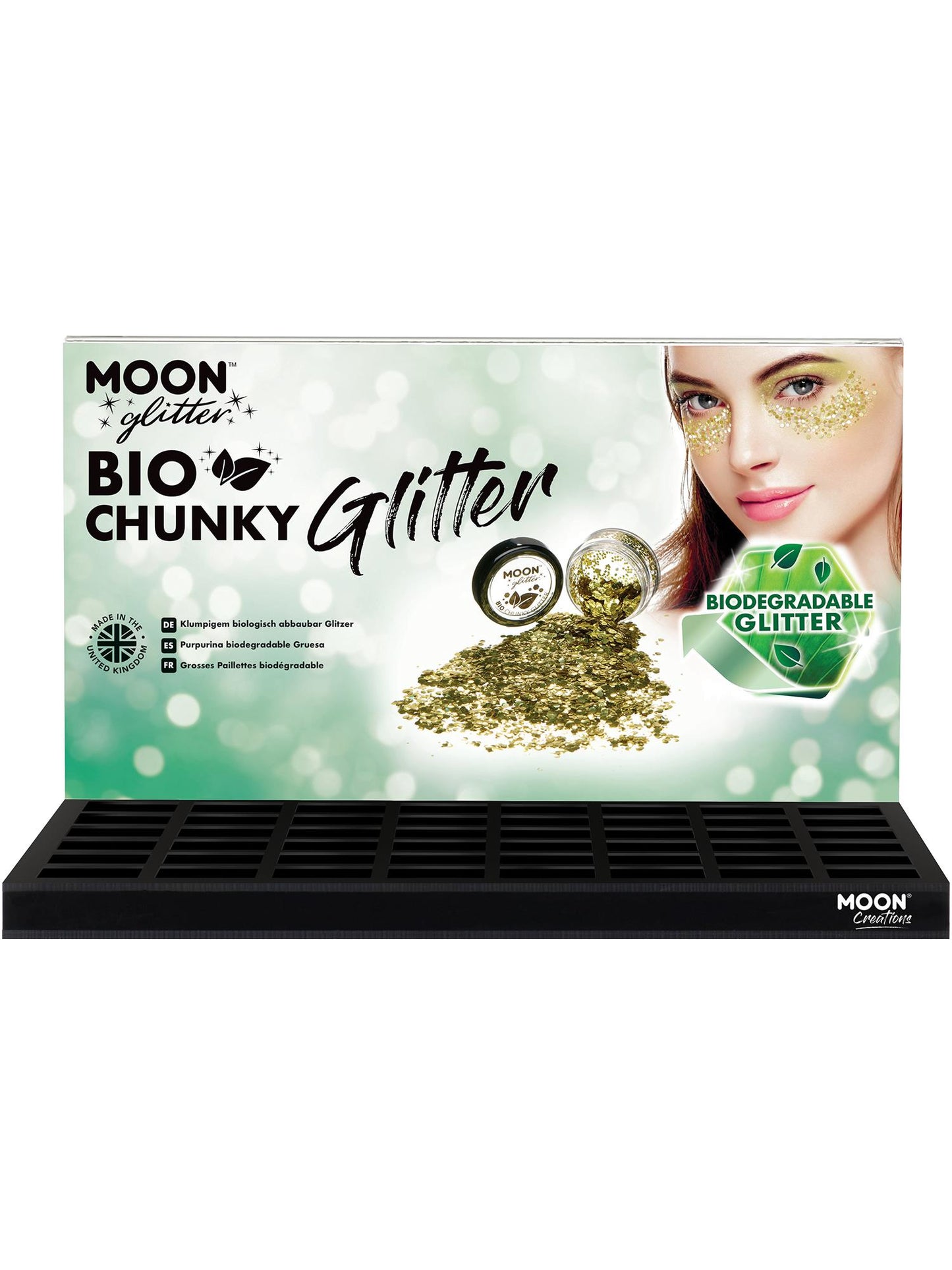 Smiffys Moon Glitter Bio Chunky Glitter grober Glitzer für Erwachsene
