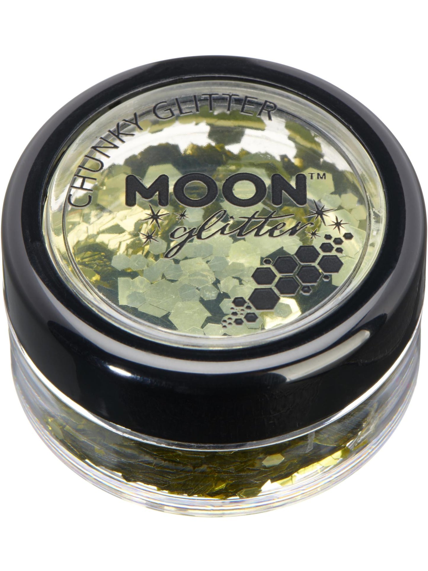 Smiffys Moon Glitter Classic Chunky Glitter, Gold CD für Unisex
