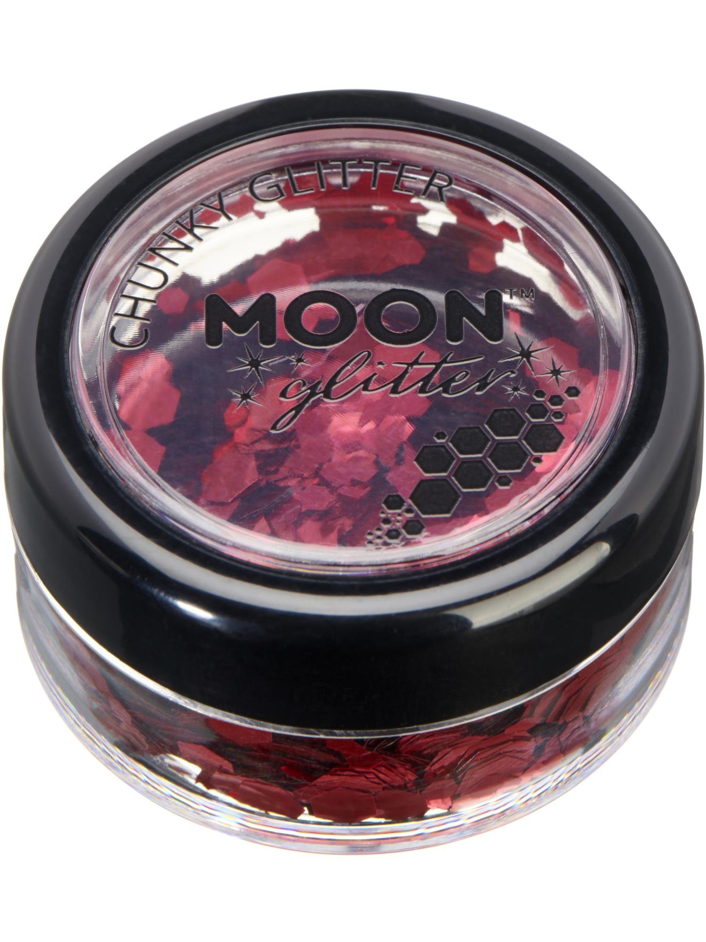 Smiffys Moon Glitter Classic Chunky Glitter, Red CD für Unisex
