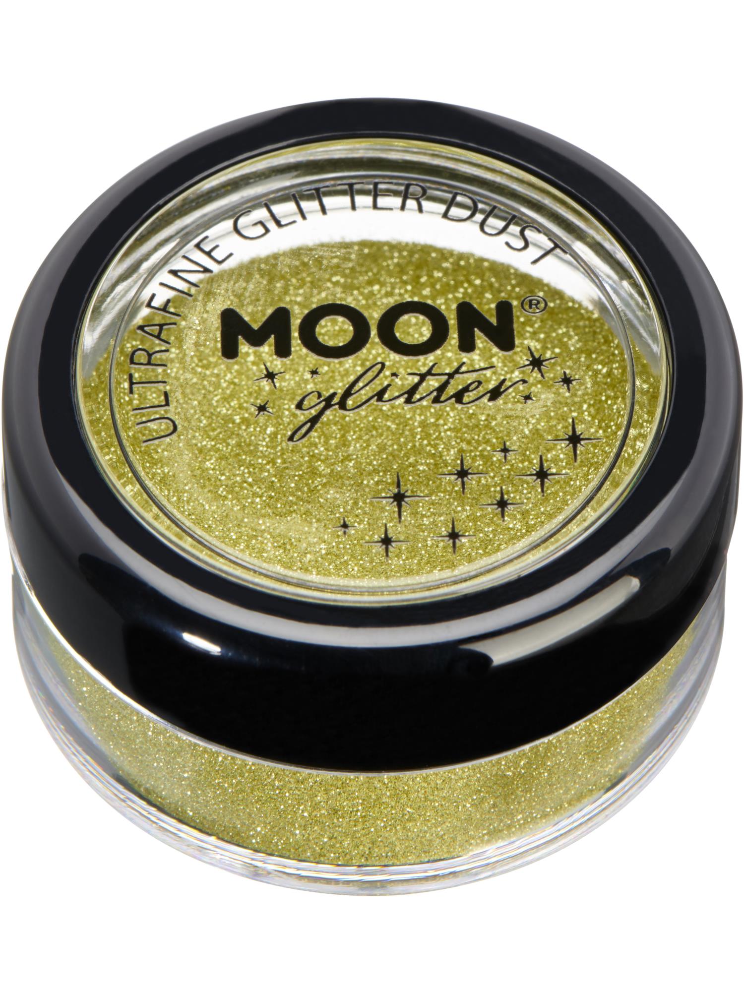 Smiffys Moon Glitter Classic Ultrafine Glitter Dust Gold 5 g