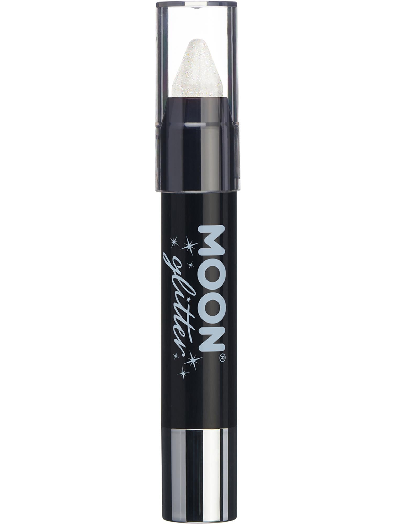 Smiffys Moon Glitter Iridescent Body Crayon Weiss 3,2 g