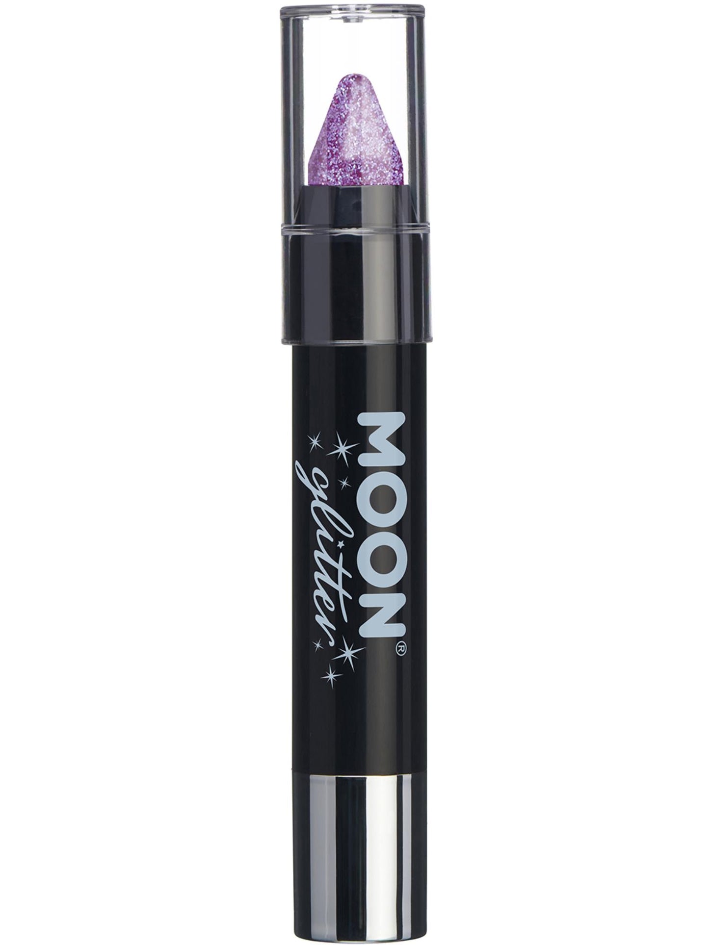 Smiffys Moon Glitter Iridescent Body Crayons, Purple CD für Unisex