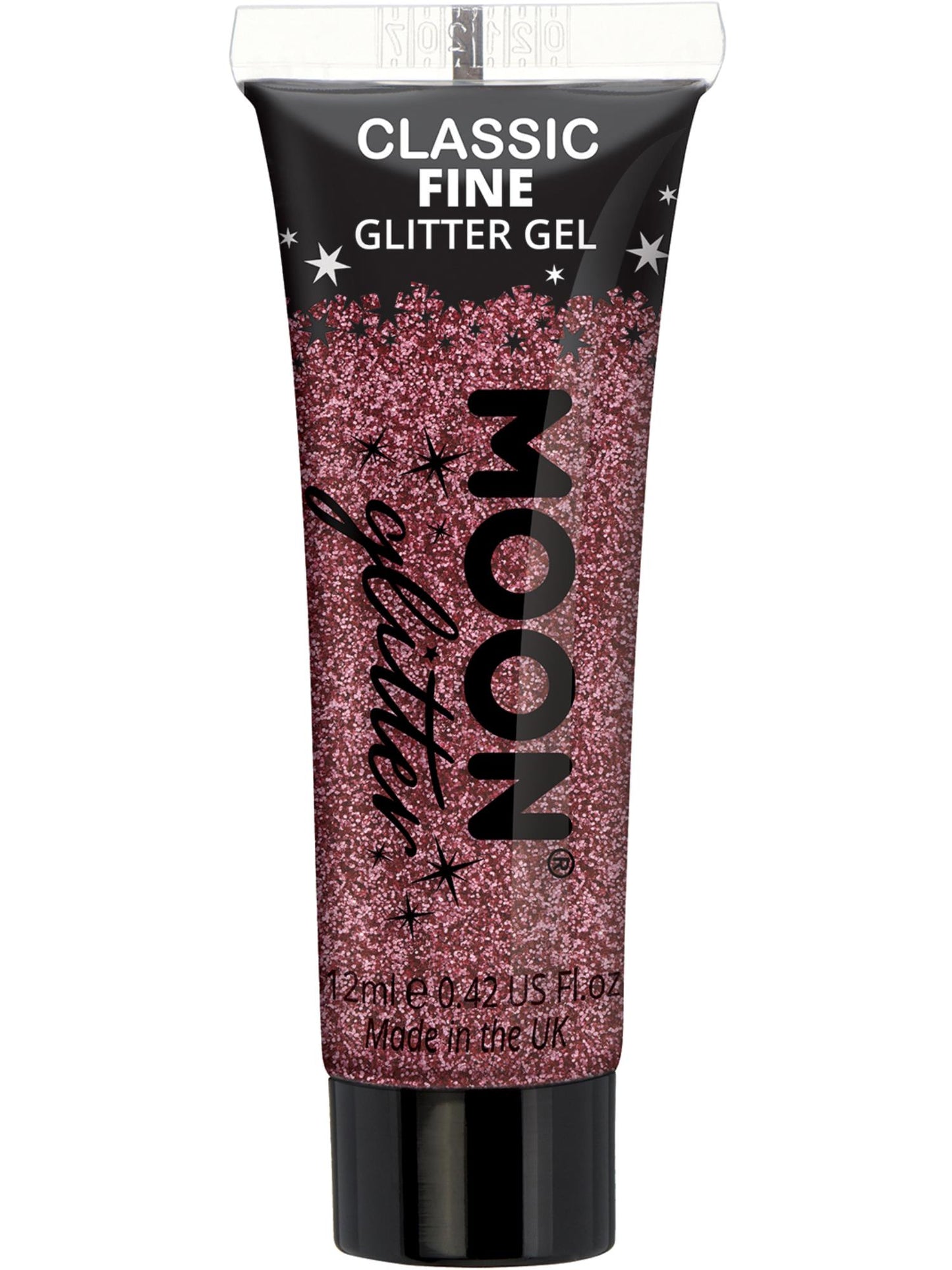 Smiffys Moon Glitter Classic Fine Glitter Gel Pink 12 ml