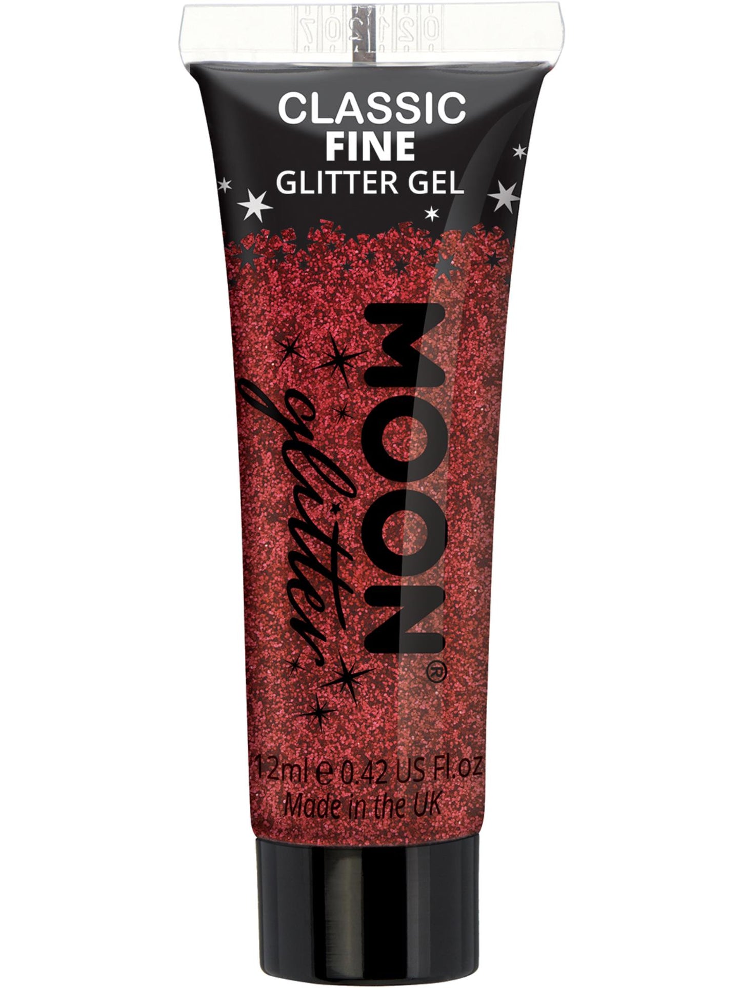 Smiffys Moon Glitter Classic Fine Glitter Gel, Red CD für Unisex