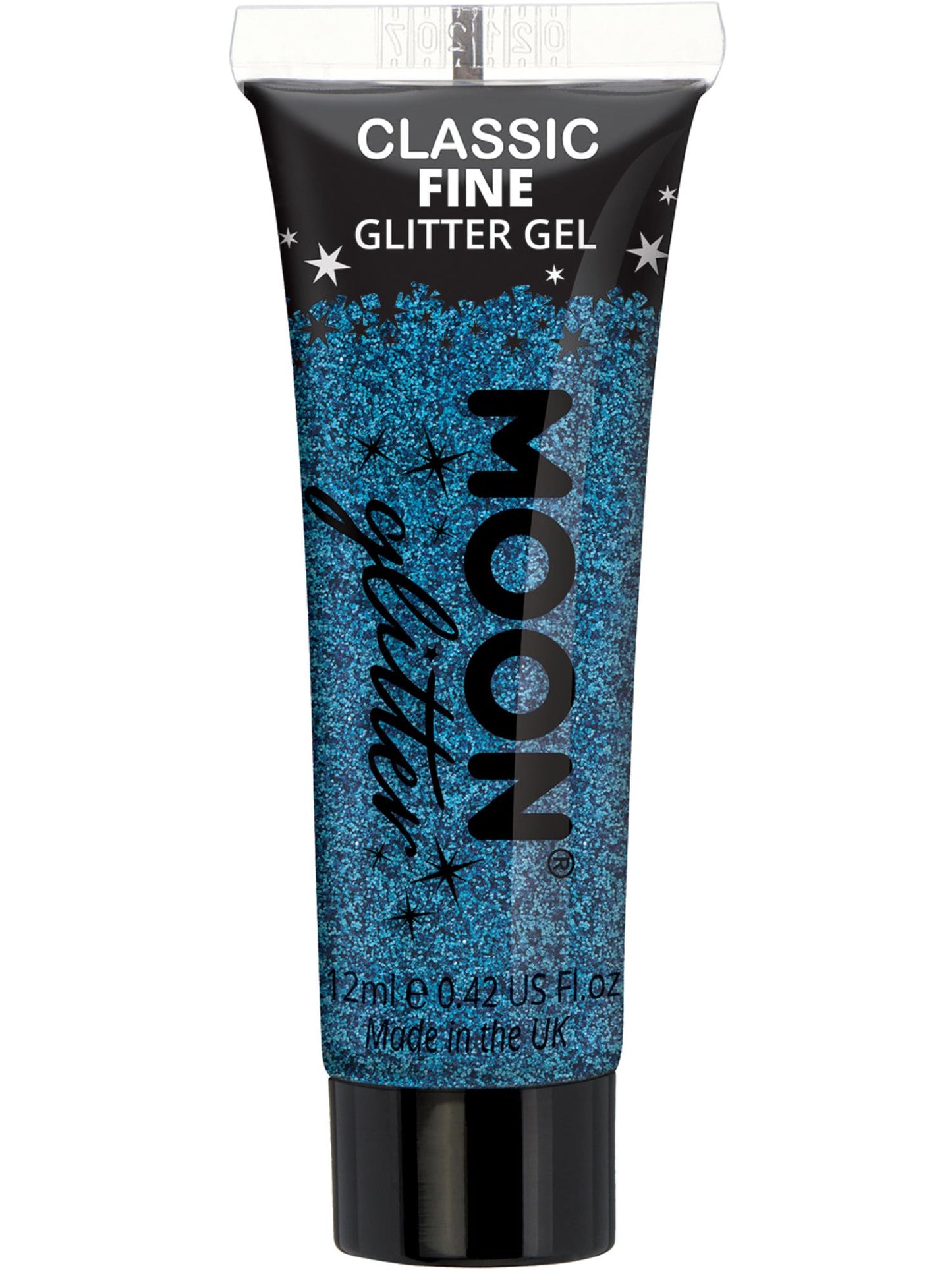 Smiffys Moon Glitter Classic Fine Glitter Gel, Blue CD für Unisex