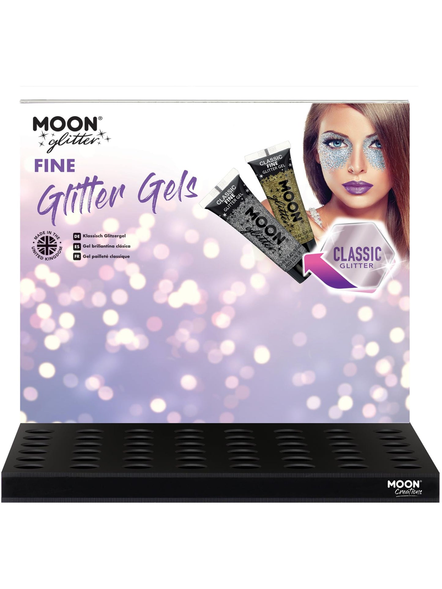 Smiffys Moon Glitter Classic Fine Glitter Gel, SF für Unisex