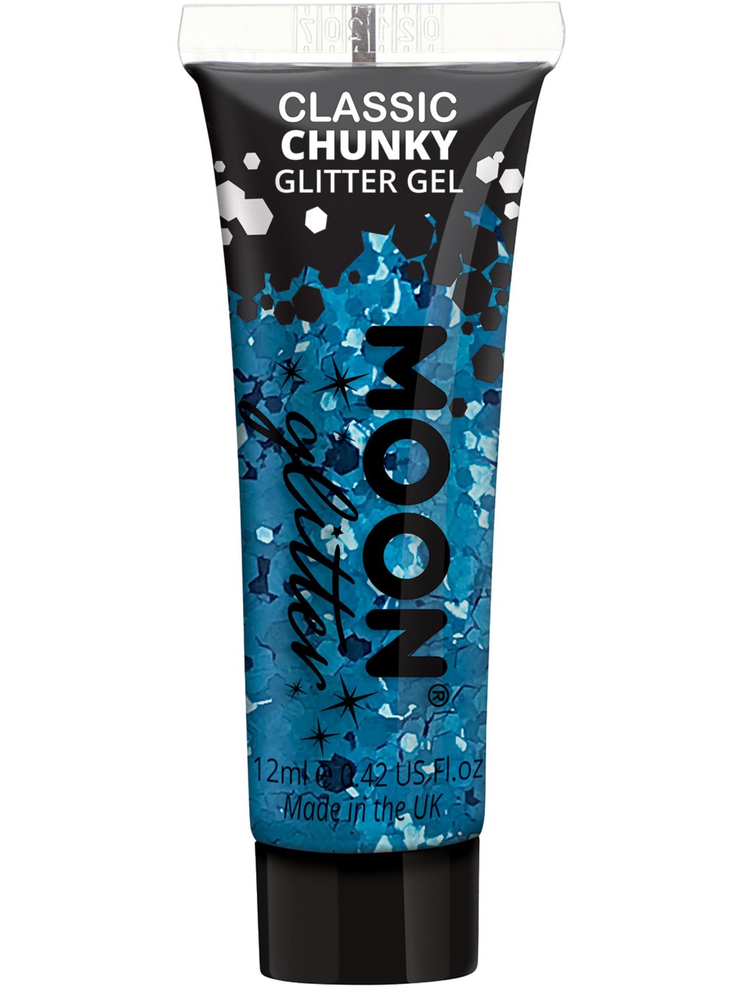 Smiffys Moon Glitter Classic Chunky Glitter Gel, Blue CD für Unisex