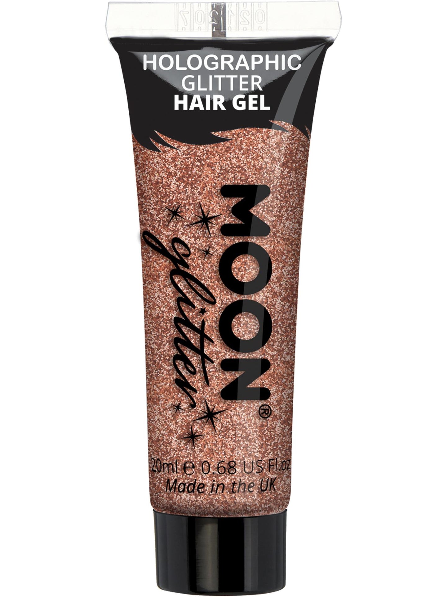Smiffys Moon Glitter Holographic Glitter Hair Gel CD für Unisex