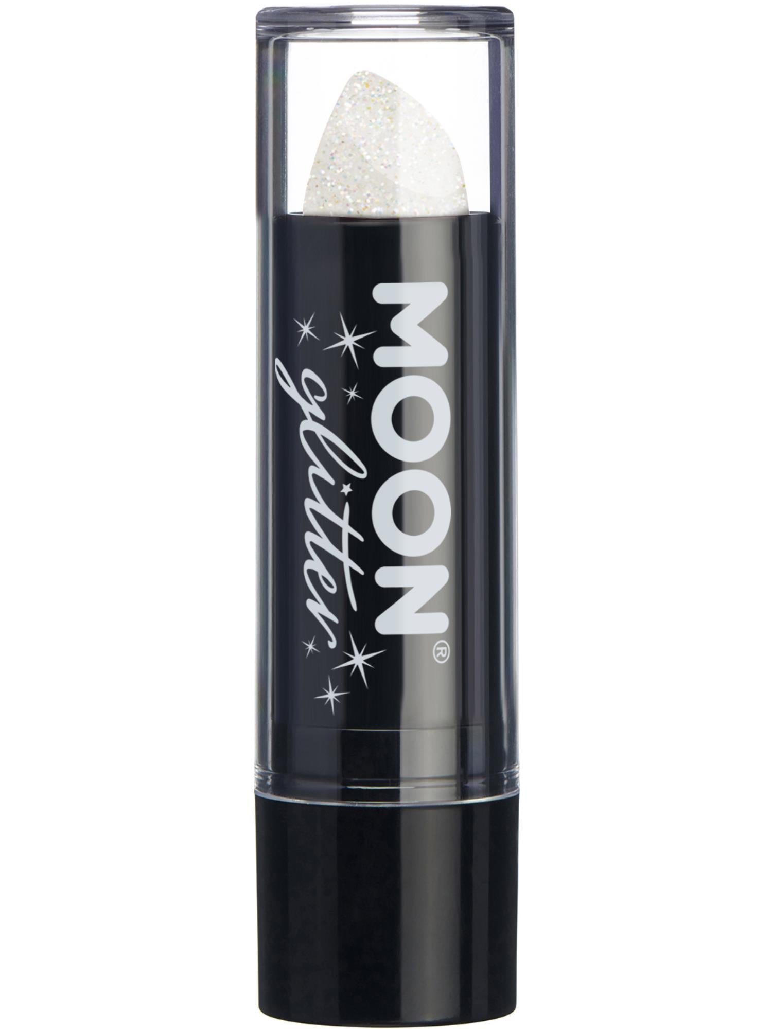 Smiffys Moon Glitter Iridescent Glitter Lipstick in Weiss
