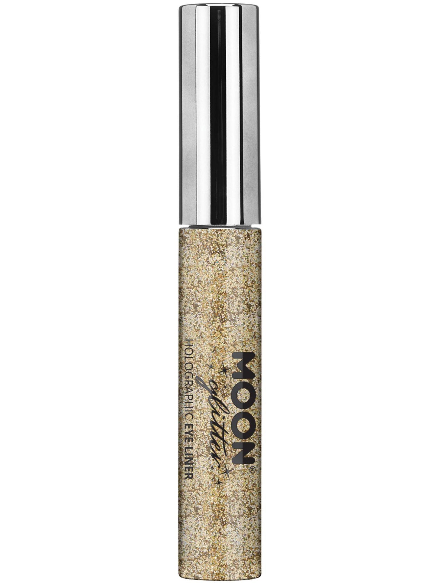 Smiffys Moon Glitter holografischer Glitzer-Eyeliner Gold 10 ml