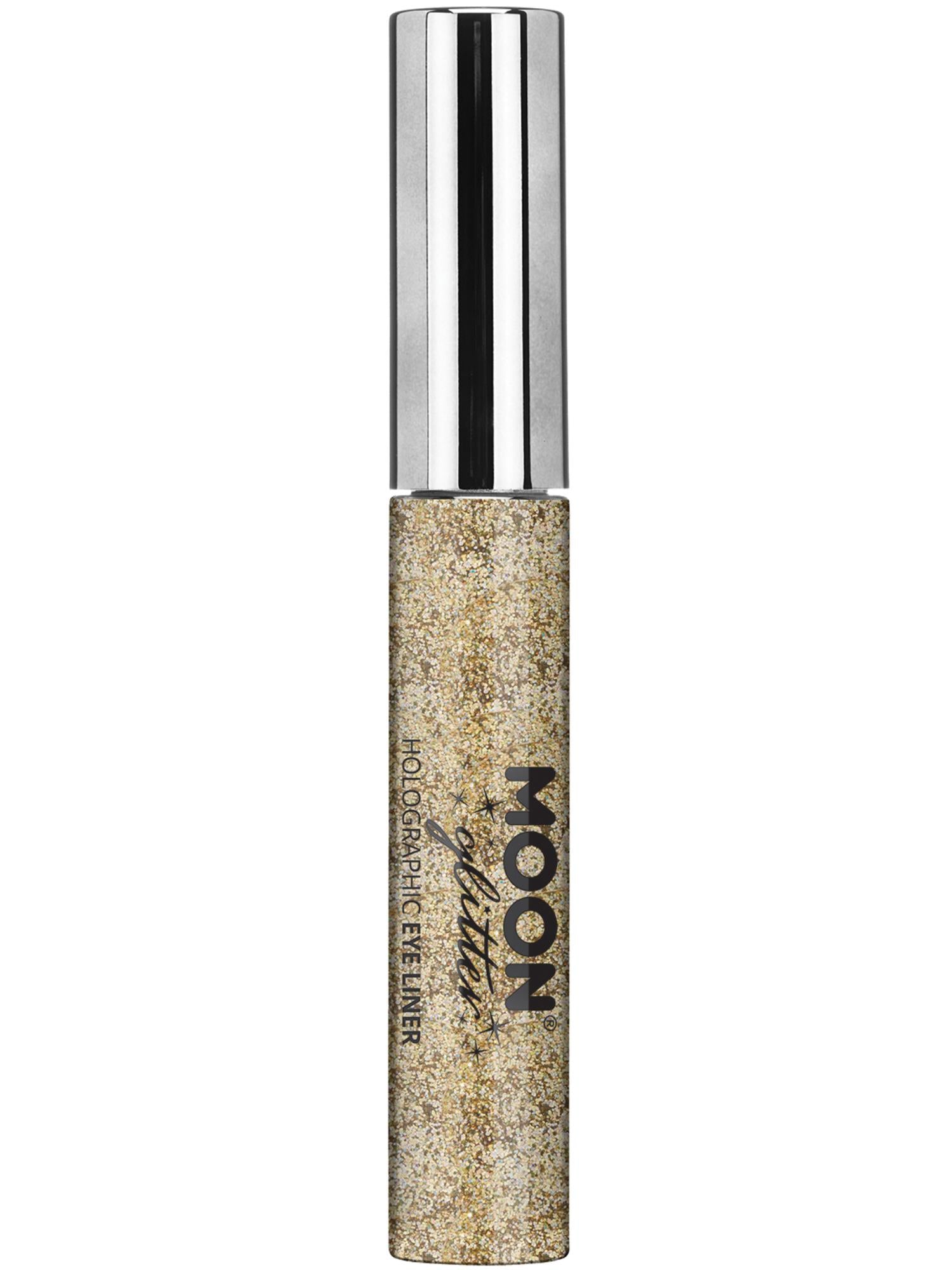 Smiffys Moon Glitter holografischer Glitzer-Eyeliner Gold 10 ml