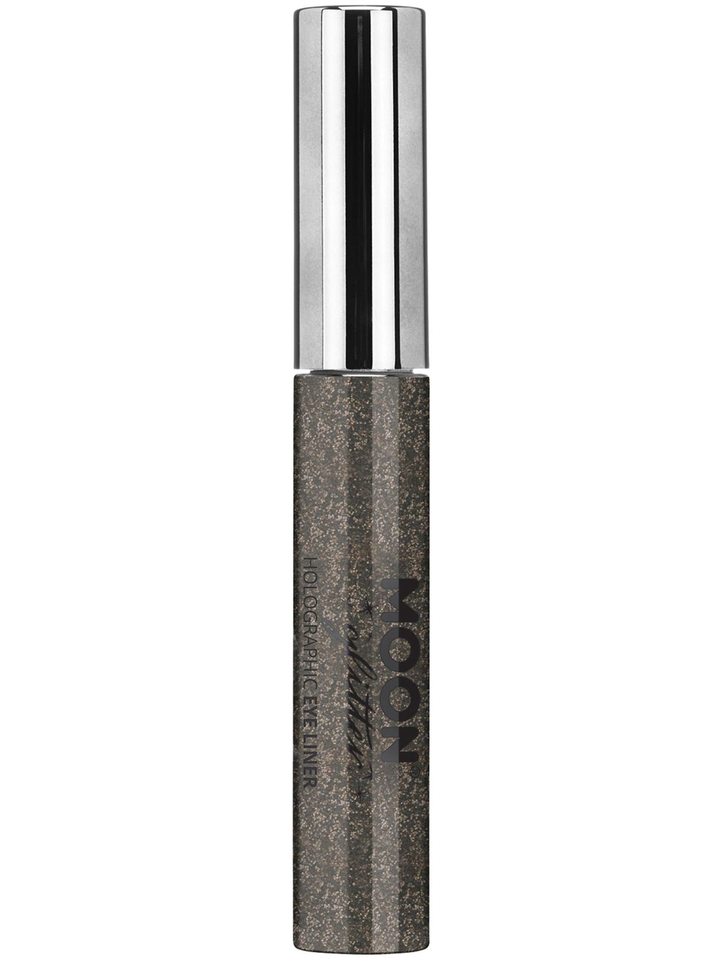 Smiffys holografischer Glitter-Eyeliner Schwarz Moon 10 ml