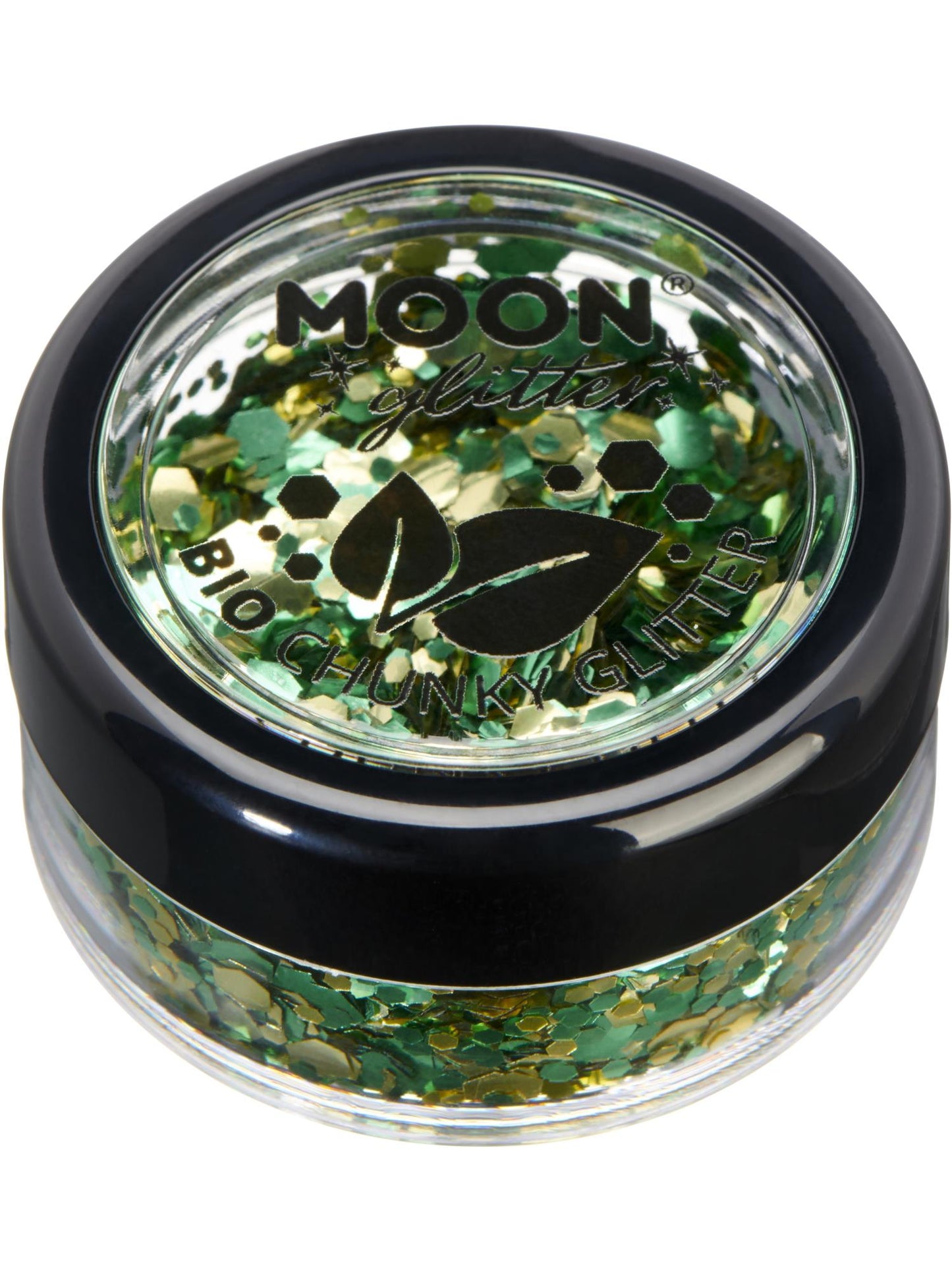 Smiffys Moon Glitter Mystic Bio Chunky Glitter Shamrock 3 g