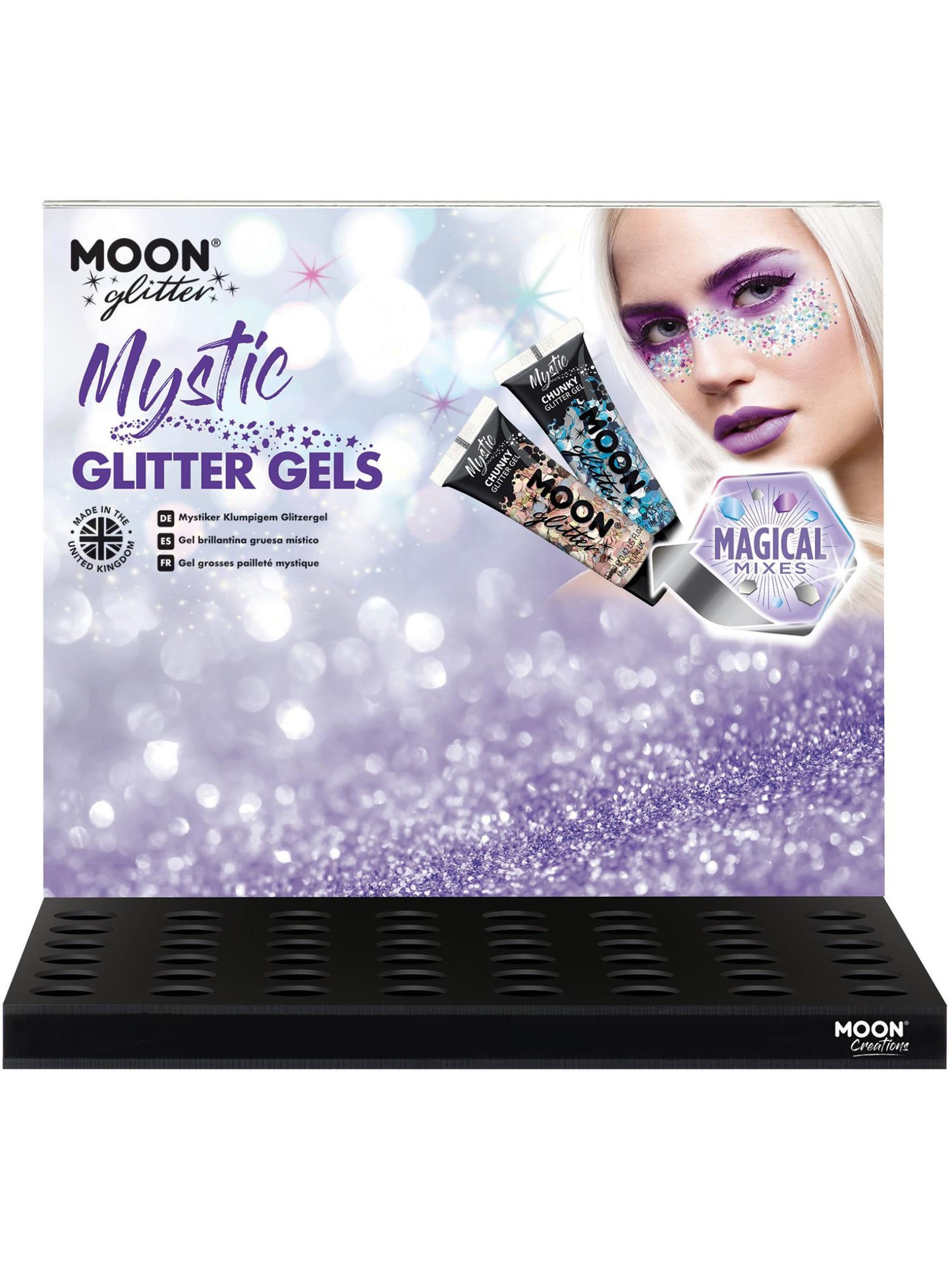 Smiffys Moon Glitter Mystic Chunky Glitter Gel, SF für Unisex