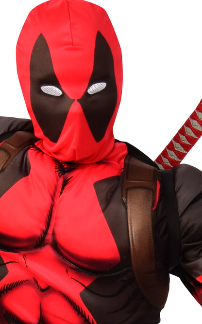 Rubies Deadpool Costume Top Weapon Set Kostüm für Erwachsene für Herren