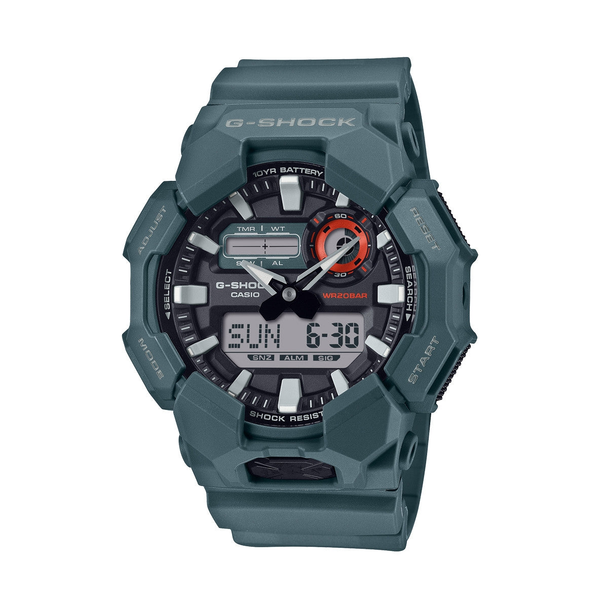 CASIO G-SHOCK Mod. NEW RUGGED BASIC Analog-Digital 10-Year Battery