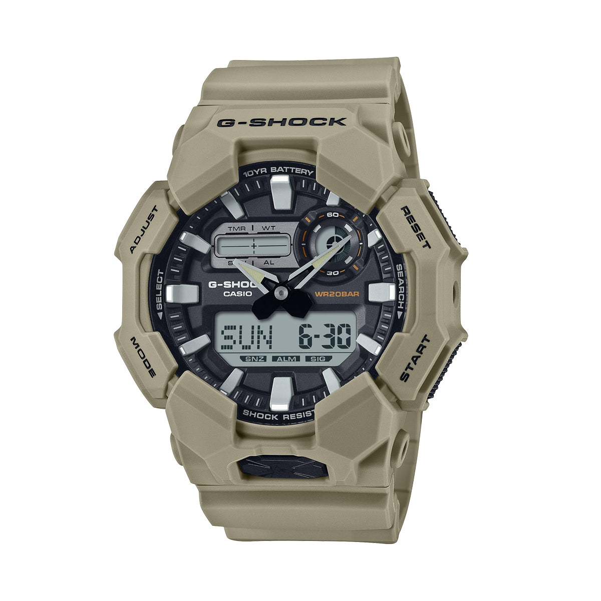 CASIO G-SHOCK Mod. NEW RUGGED BASIC Digital 10-Year Battery