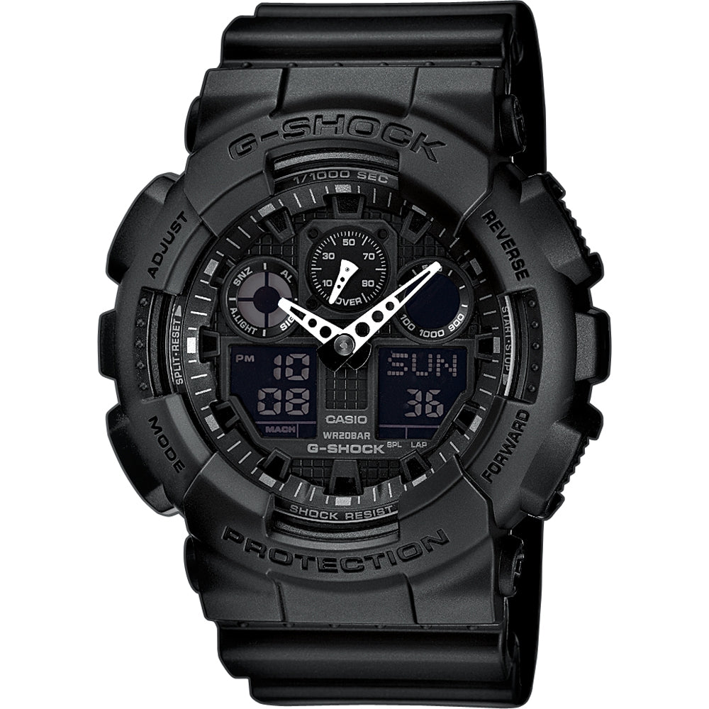 CASIO G-SHOCK GA-100-1A1ER Herrenuhr – Detailansicht