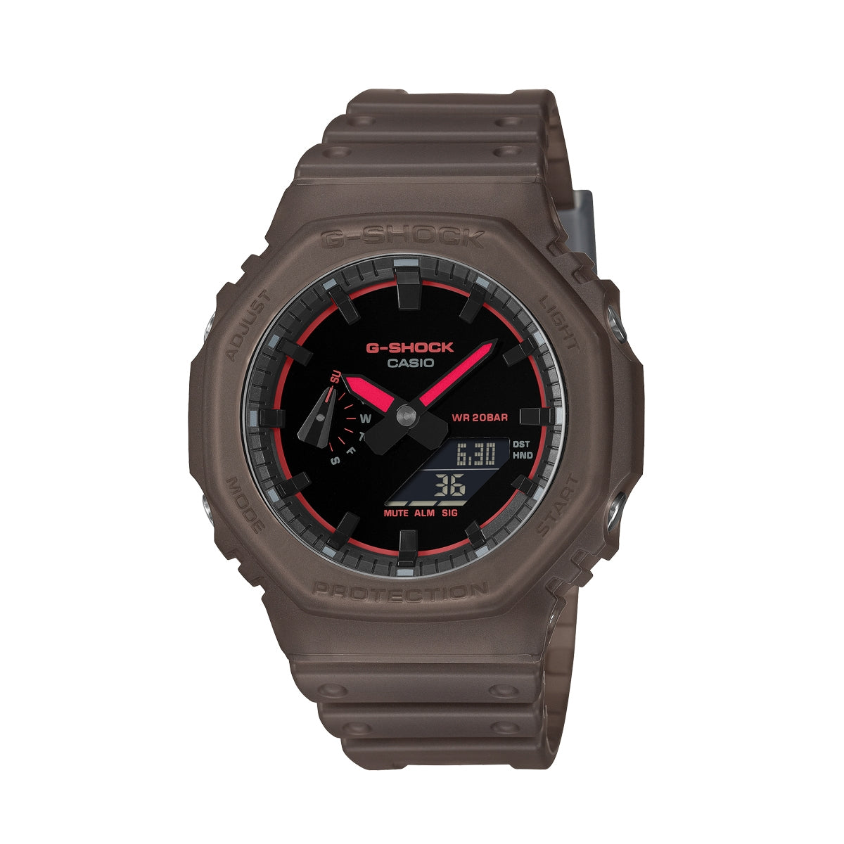 CASIO G-SHOCK Mod. OAK - SMOKE LIGHT SERIE - BROWN  ***NEW!***