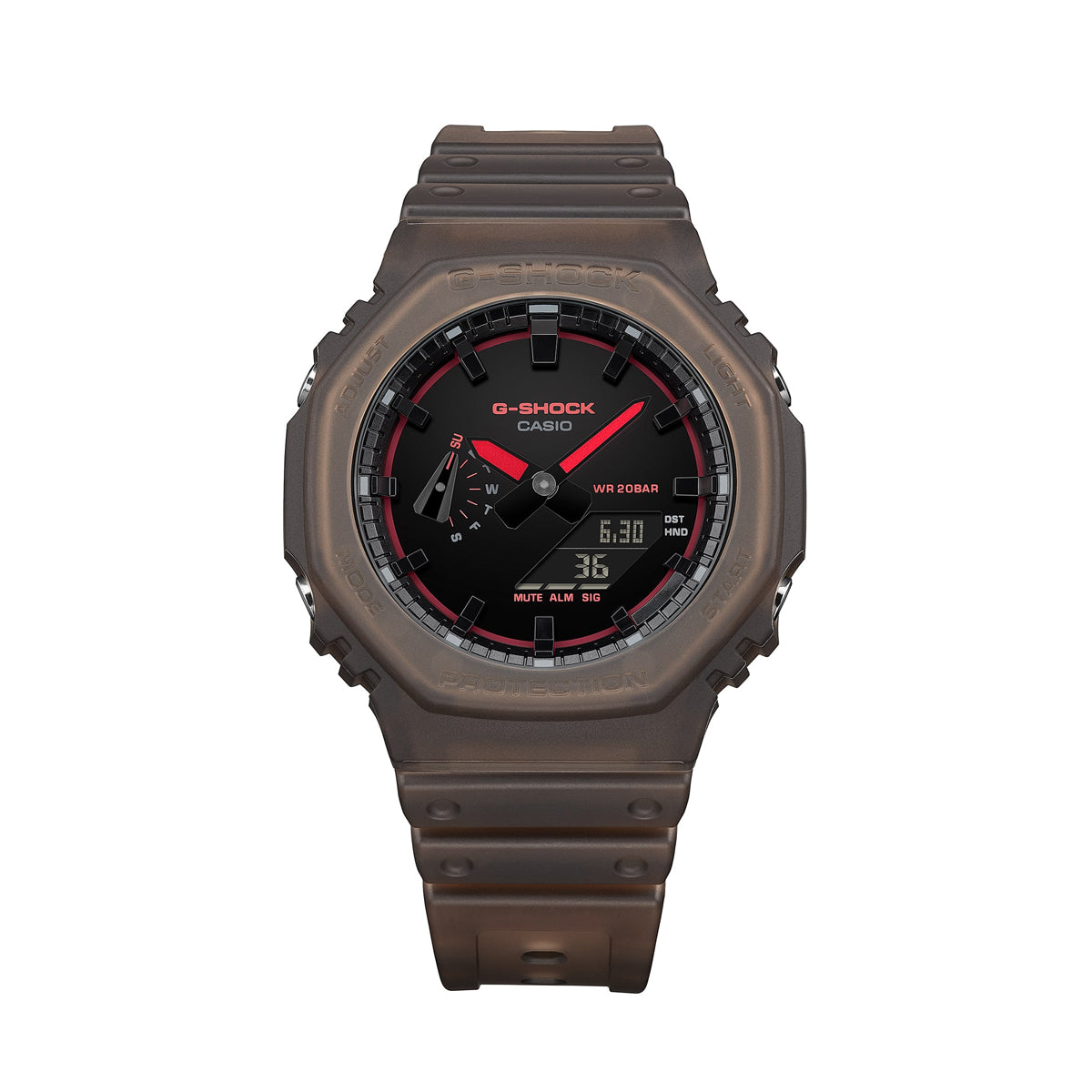 CASIO G-SHOCK Mod. OAK - SMOKE LIGHT SERIE - BROWN  ***NEW!***