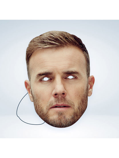 Rubies Gary Barlow Official Cardboard-Maske – Seitenansicht