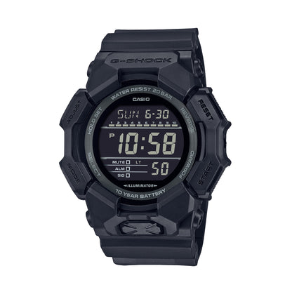 CASIO G-SHOCK GD-010-1A1ER Grand Digit Black schwarze Digitaluhr – Detailansicht