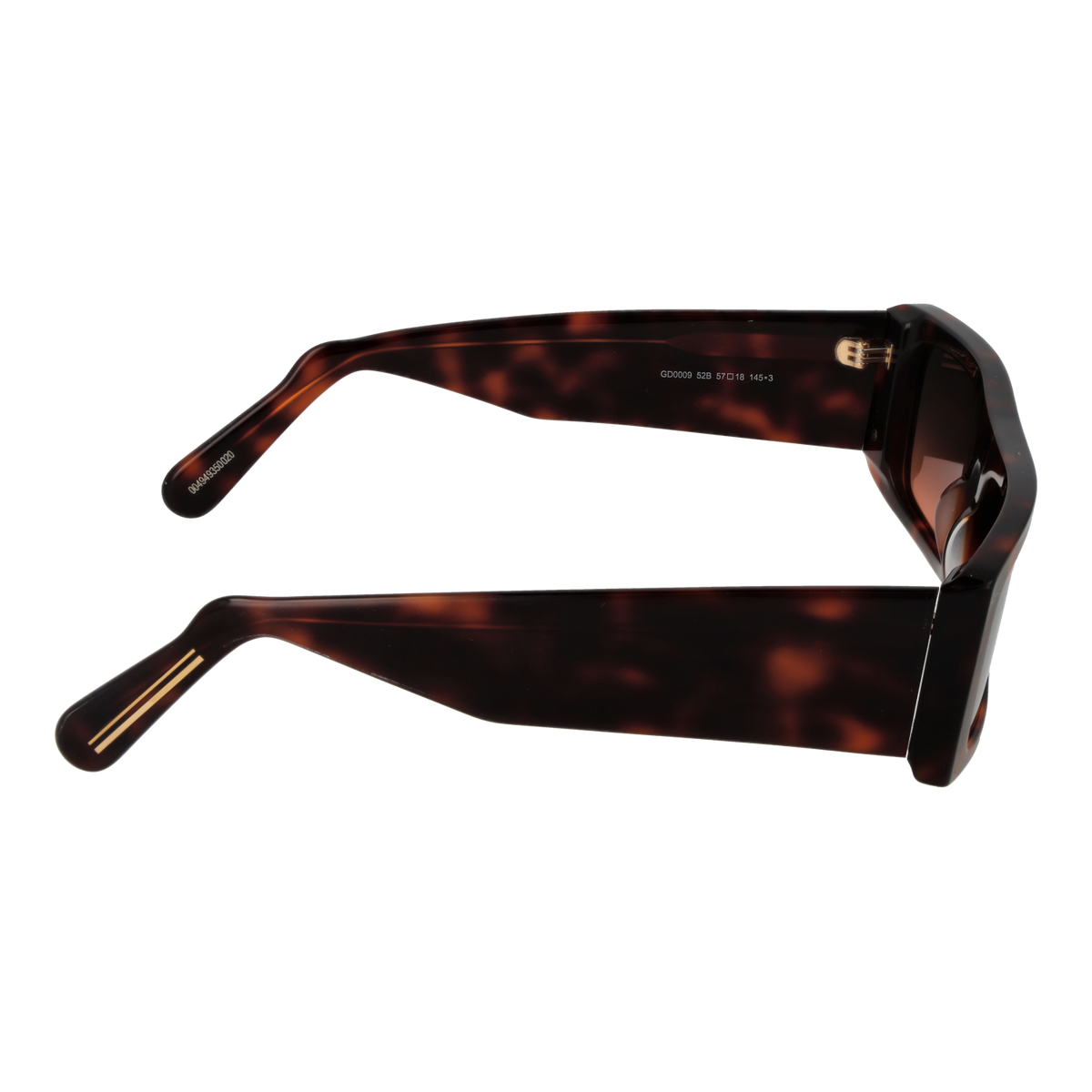 GCDS SUNGLASSES GCDS Sonnenbrille GD0009 5752B – Seitenansicht