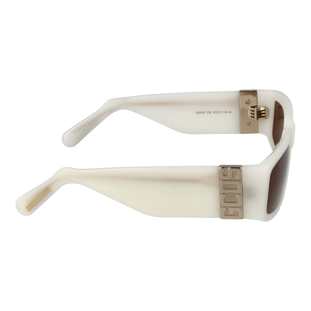 GCDS SUNGLASSES GCDS GD0037 5721E Sonnenbrille – Seitenansicht