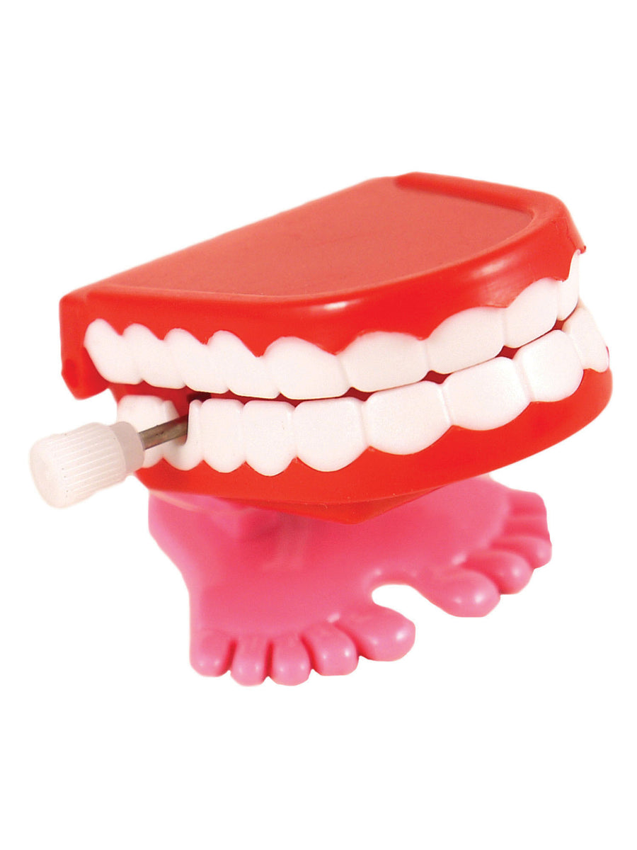 Rubies Teeth Wind-Up Mini Chattering Scherzartikel-Gebiss – Produktansicht