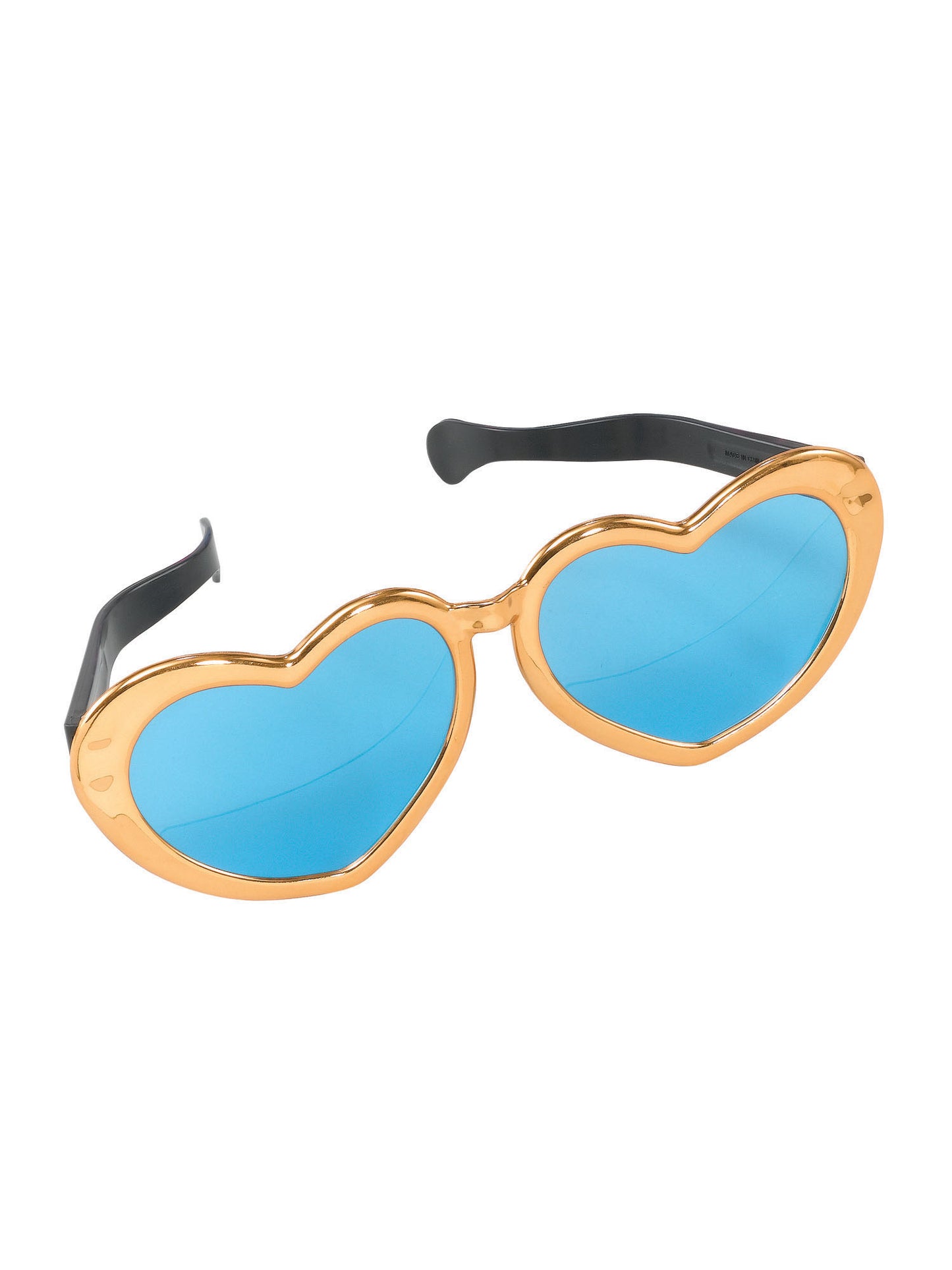Rubies Rubies Jumbo Metallic Heart Sunglasses