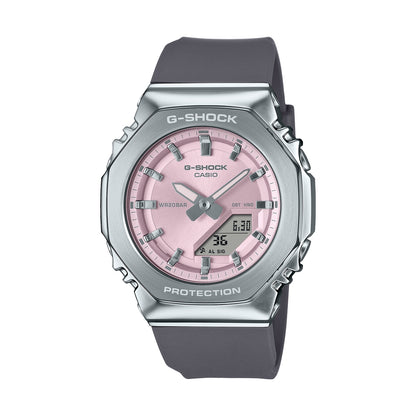 CASIO G-SHOCK MINI OAK G-STEEL PINK GM-S2110-4AER Armbanduhr – Detailansicht