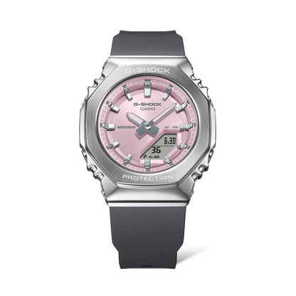 CASIO G-SHOCK MINI OAK G-STEEL PINK GM-S2110-4AER Armbanduhr – Seitenansicht