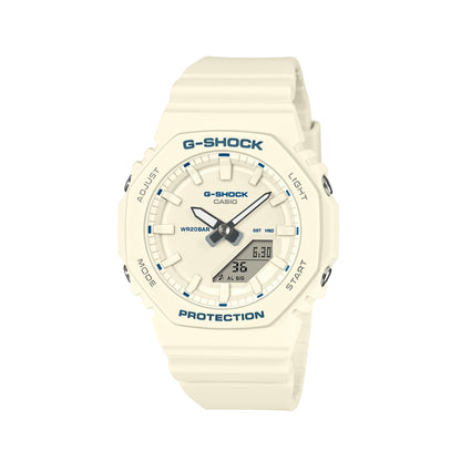 CASIO G-SHOCK Mod. OAK COMPACT - BLUE ACCENT SERIE - IVORY