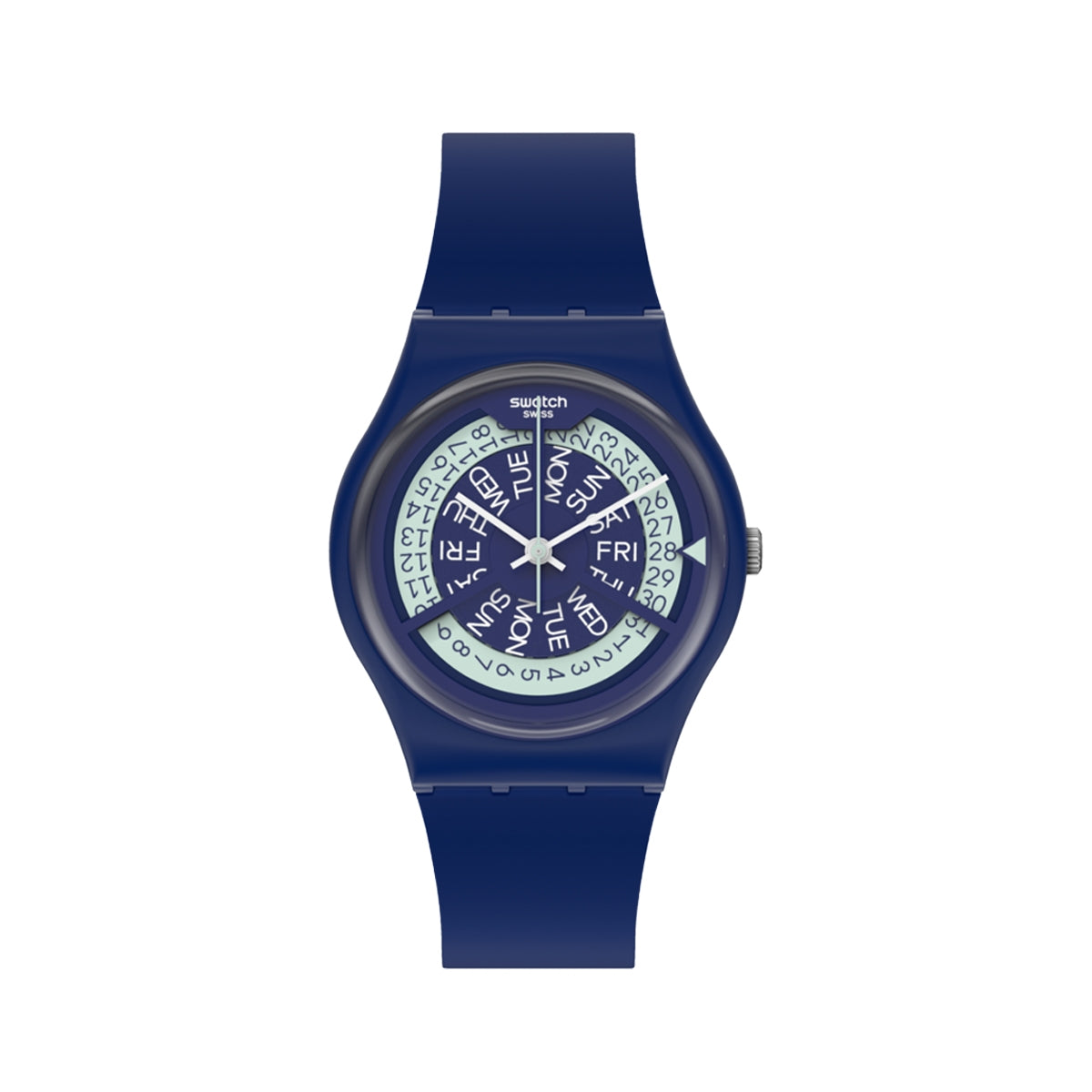 SWATCH N-IGMA NAVY GN727 Armbanduhr in Navy – Produktansicht