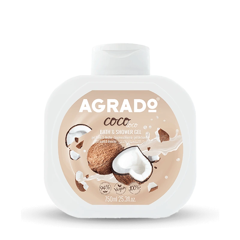AGRADO AGRADO Duschgel Coco Loco 750 ml Gel für Bad und Dusche Kosmetik