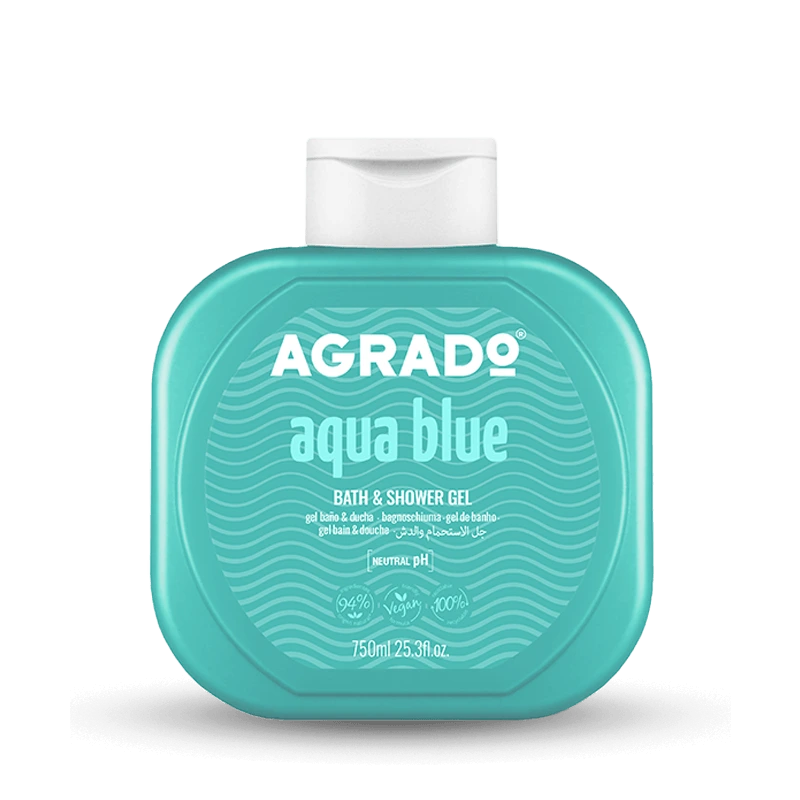 AGRADO AGRADO Duschgel Aqua Blue 750 ml Gel Baño Körperpflege Kosmetik