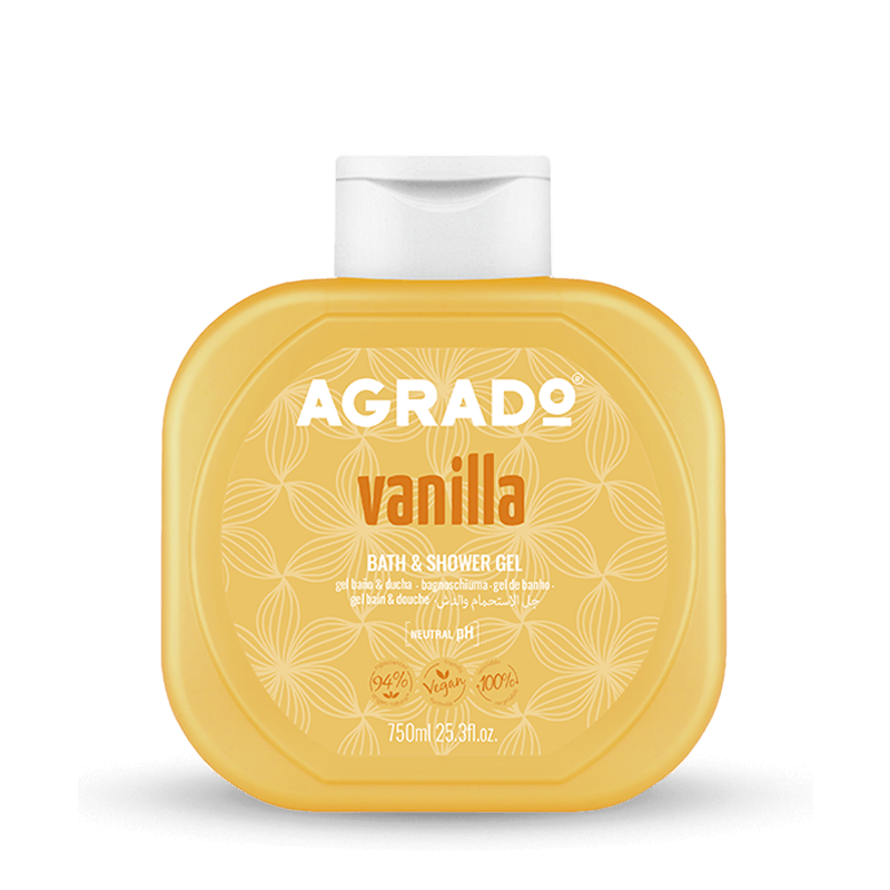 AGRADO AGRADO Duschgel Vanille 750 ml Gel für Bad und Dusche Kosmetik