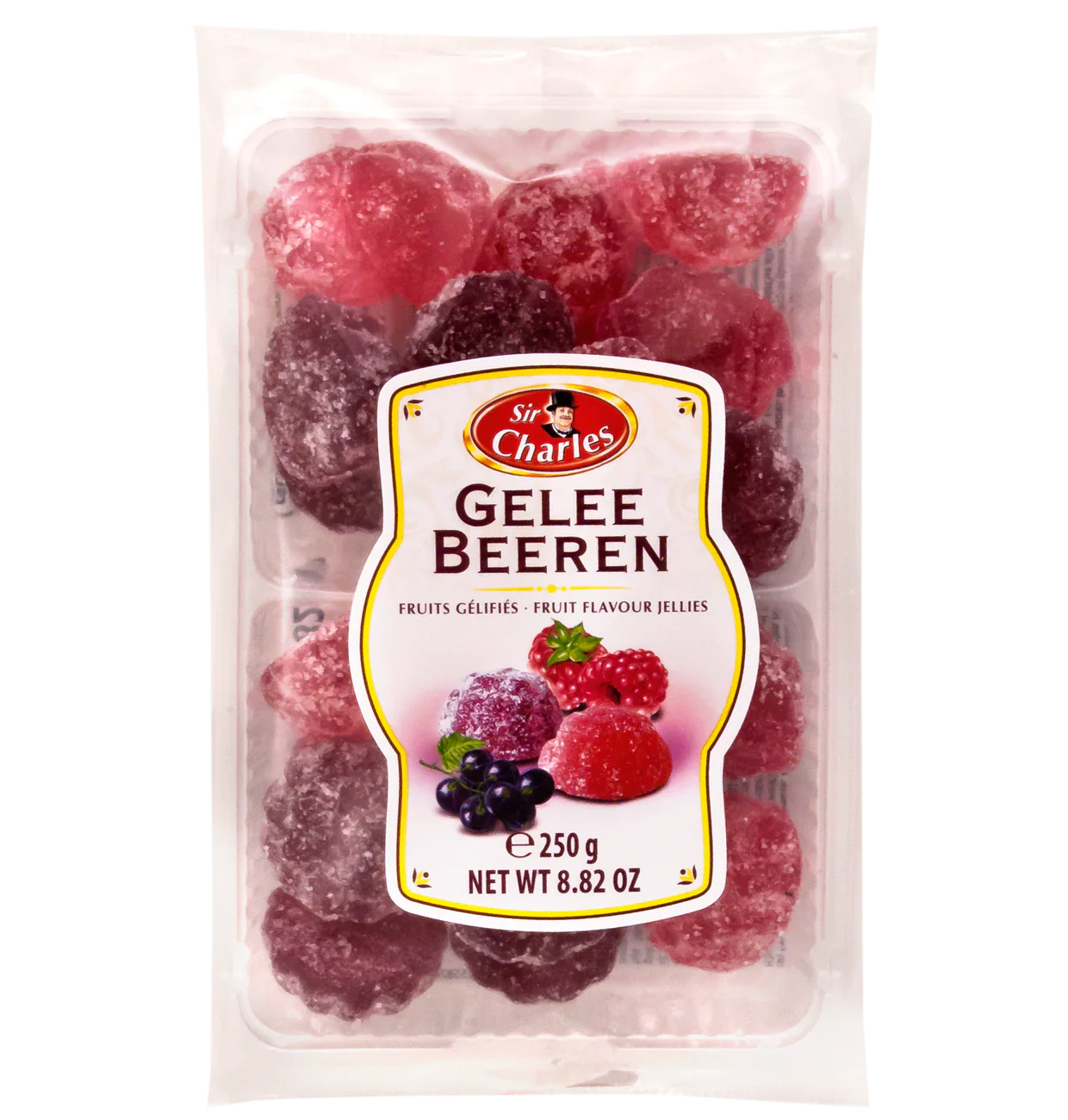 Sir Charles Gezuckertes Gelee mit Beerengeschmack 250g – Produktansicht