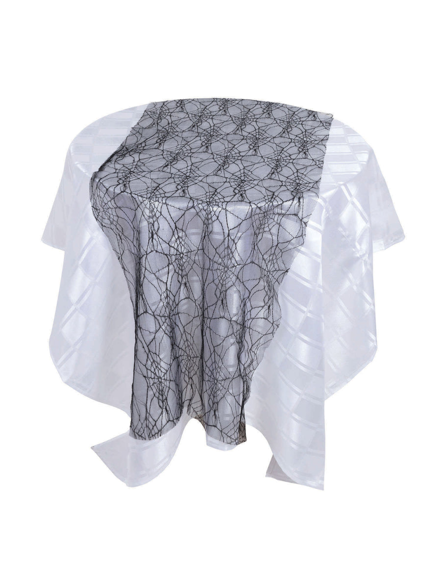 Rubies Spiderweb Table Runner Halloween-Tischläufer mit Spinnennetz-Design