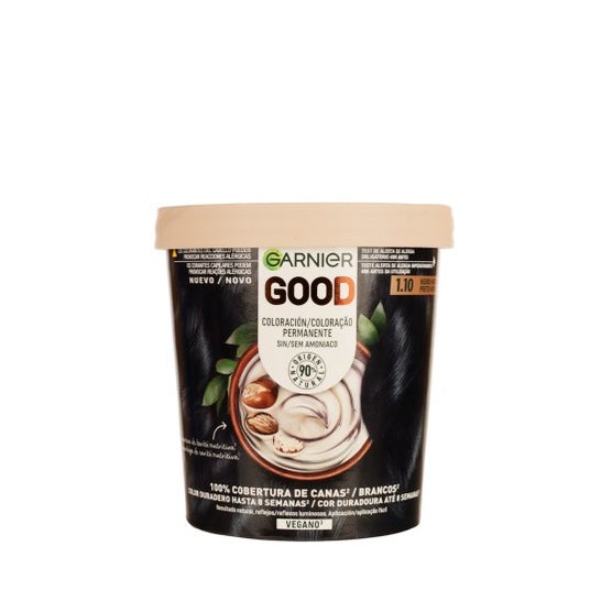 Garnier Good permanente Haarfarbe 1.10 Schwarz 217 ml