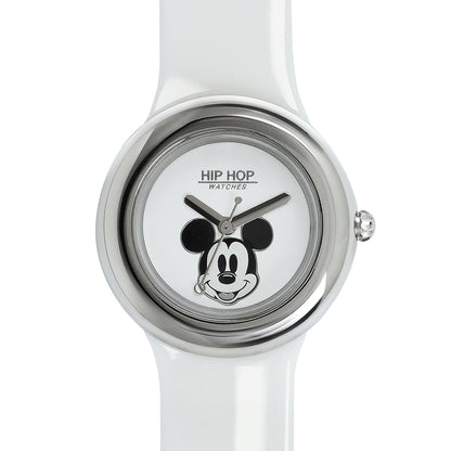 HIP HOP Mickey Metal White Uhr aus der Disney Collection – Produktansicht